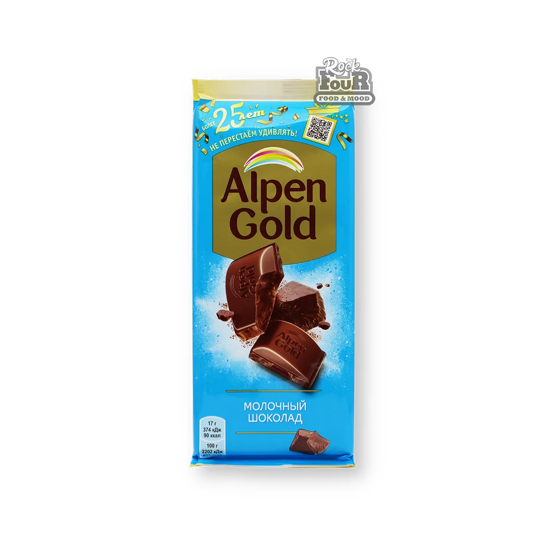 Կաթնային շոկոլադե սալիկ «Alpen Gold» 85գ